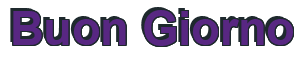 Rendering "Buon Giorno" using Arial Bold