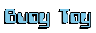 Rendering "Buoy Toy" using Computer Font