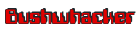 Rendering "Bushwhacker" using Computer Font