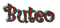 Rendering "Buteo" using Curlz