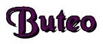 Rendering "Buteo" using Black Chancery