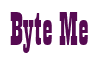 Rendering "Byte Me" using Bill Board