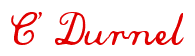 Rendering "C' Durnel" using Commercial Script