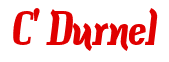 Rendering "C' Durnel" using Color Bar