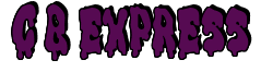 Rendering "C B EXPRESS" using Drippy Goo
