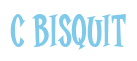 Rendering "C BISQUIT" using Cooper Latin