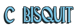 Rendering "C BISQUIT" using Deco