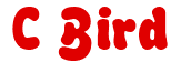Rendering "C Bird" using Bubble Soft