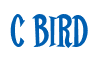 Rendering "C Bird" using Cooper Latin