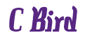 Rendering "C Bird" using Color Bar