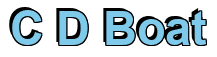 Rendering "C D Boat" using Arial Bold