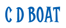 Rendering "C D Boat" using Cooper Latin