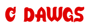 Rendering "C DAWGS" using Candy Store