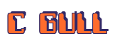 Rendering "C GULL" using Computer Font