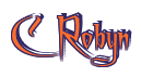 Rendering "C Robyn" using Charming