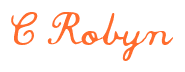 Rendering "C Robyn" using Commercial Script