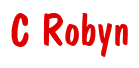 Rendering "C Robyn" using Dom Casual