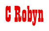 Rendering "C Robyn" using Bill Board