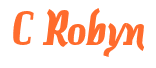 Rendering "C Robyn" using Color Bar