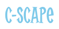 Rendering "C-Scape" using Cooper Latin