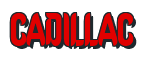 Rendering "CADILLAC" using Callimarker