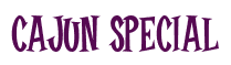 Rendering "CAJUN SPECIAL" using Cooper Latin