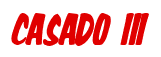Rendering "CASADO III" using Big Nib