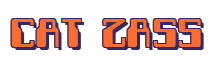 Rendering "CAT ZASS" using Computer Font