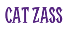 Rendering "CAT ZASS" using Cooper Latin
