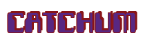Rendering "CATCHUM" using Computer Font