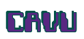 Rendering "CAVU" using Computer Font