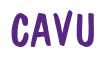 Rendering "CAVU" using Dom Casual