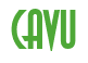 Rendering "CAVU" using Asia