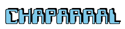 Rendering "CHAPARRAL" using Computer Font