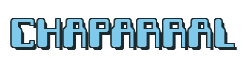 Rendering "CHAPARRAL" using Computer Font