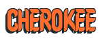 Rendering "CHEROKEE" using Callimarker