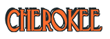Rendering "CHEROKEE" using Deco