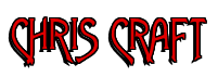 Rendering "CHRIS CRAFT" using Agatha