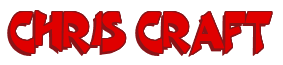 Rendering "CHRIS CRAFT" using Crane