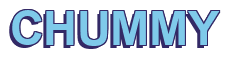 Rendering "CHUMMY" using Arial Bold