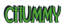 Rendering "CHUMMY" using Deco
