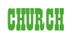 Rendering "CHURCH" using Bill Board