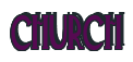 Rendering "CHURCH" using Deco