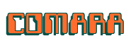 Rendering "COMARA" using Computer Font