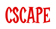 Rendering "CSCAPE" using Cooper Latin