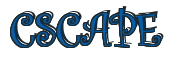 Rendering "CSCAPE" using Curlz