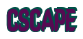 Rendering "CSCAPE" using Callimarker