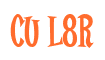 Rendering "CU L8R" using Cooper Latin