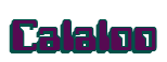 Rendering "Calaloo" using Computer Font