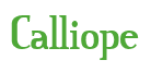 Rendering "Calliope" using Credit River